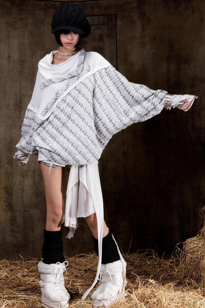 Stacked Collar Knit Top