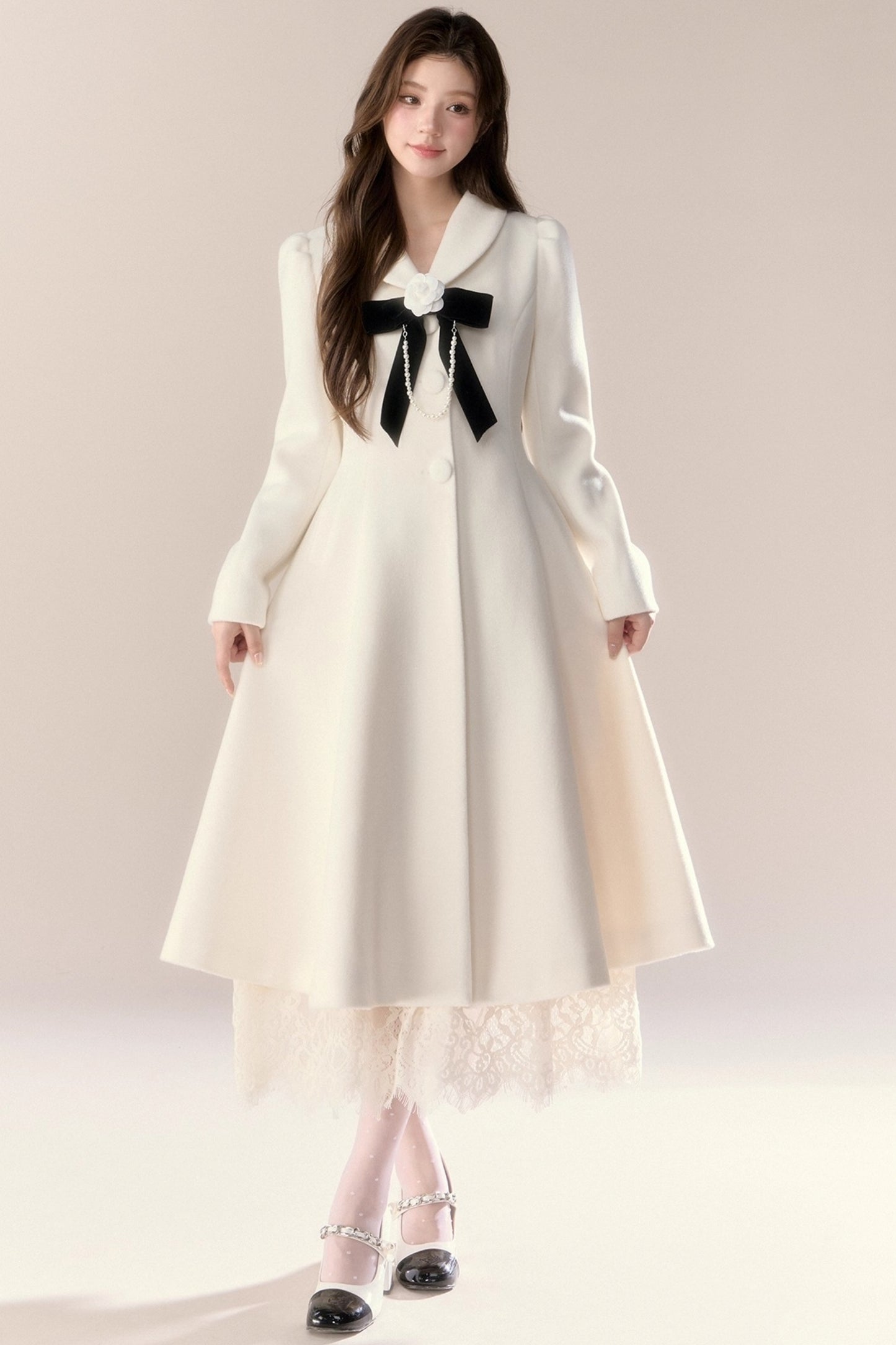 Lace Story Long Dress