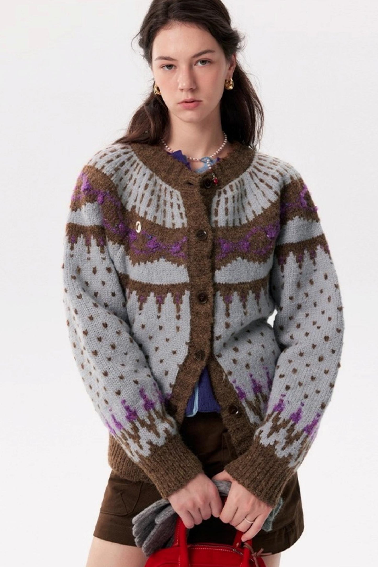 Fair Isle Sweater Jacket