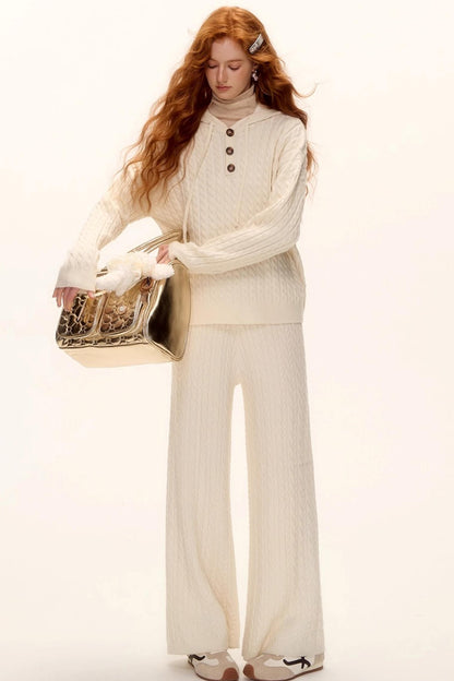 Wool-Blend Turtleneck Top