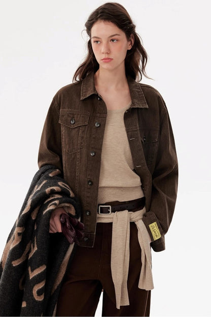 Vintage Cotton Denim Jacket