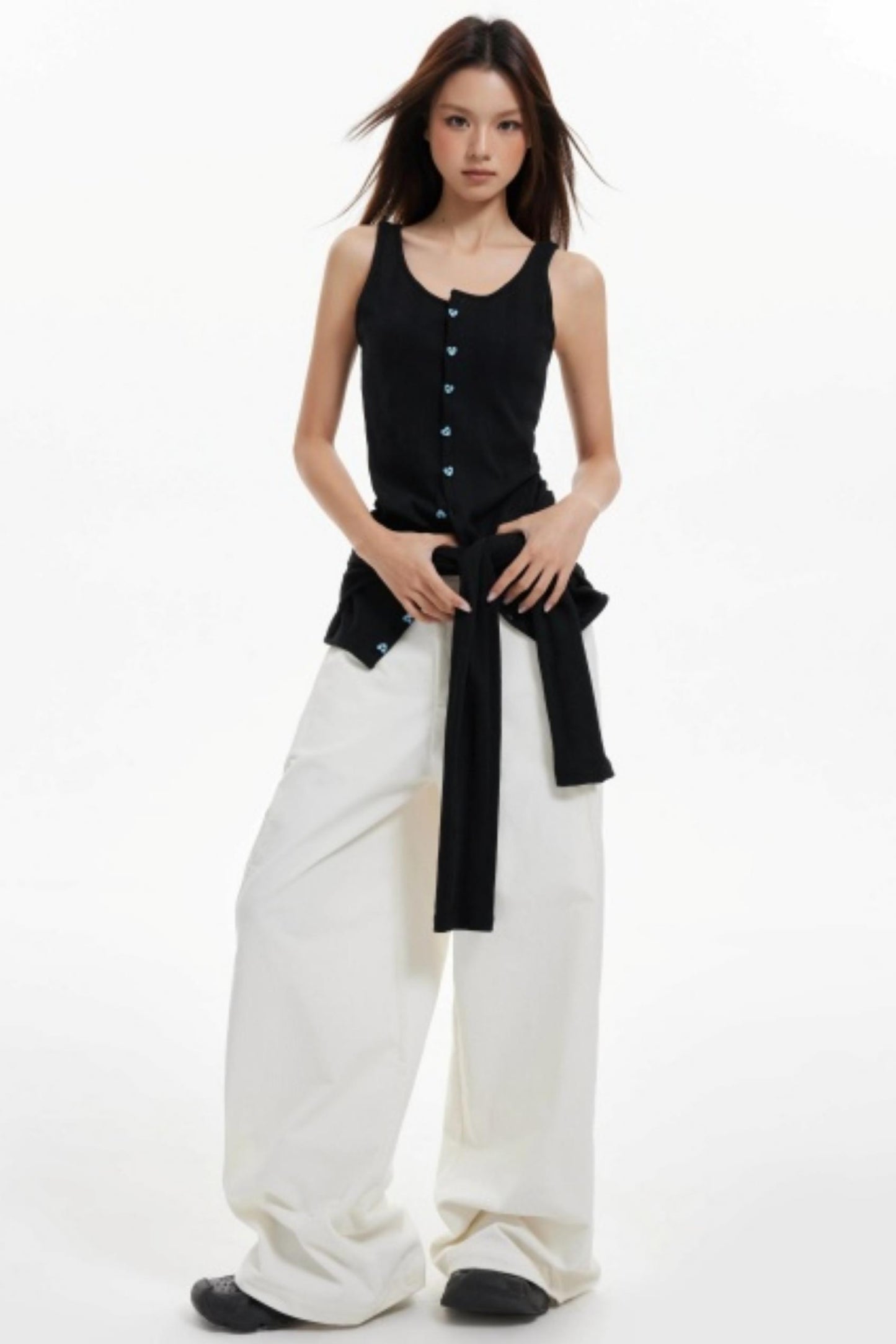 Slim Two Wear Cardigan Top