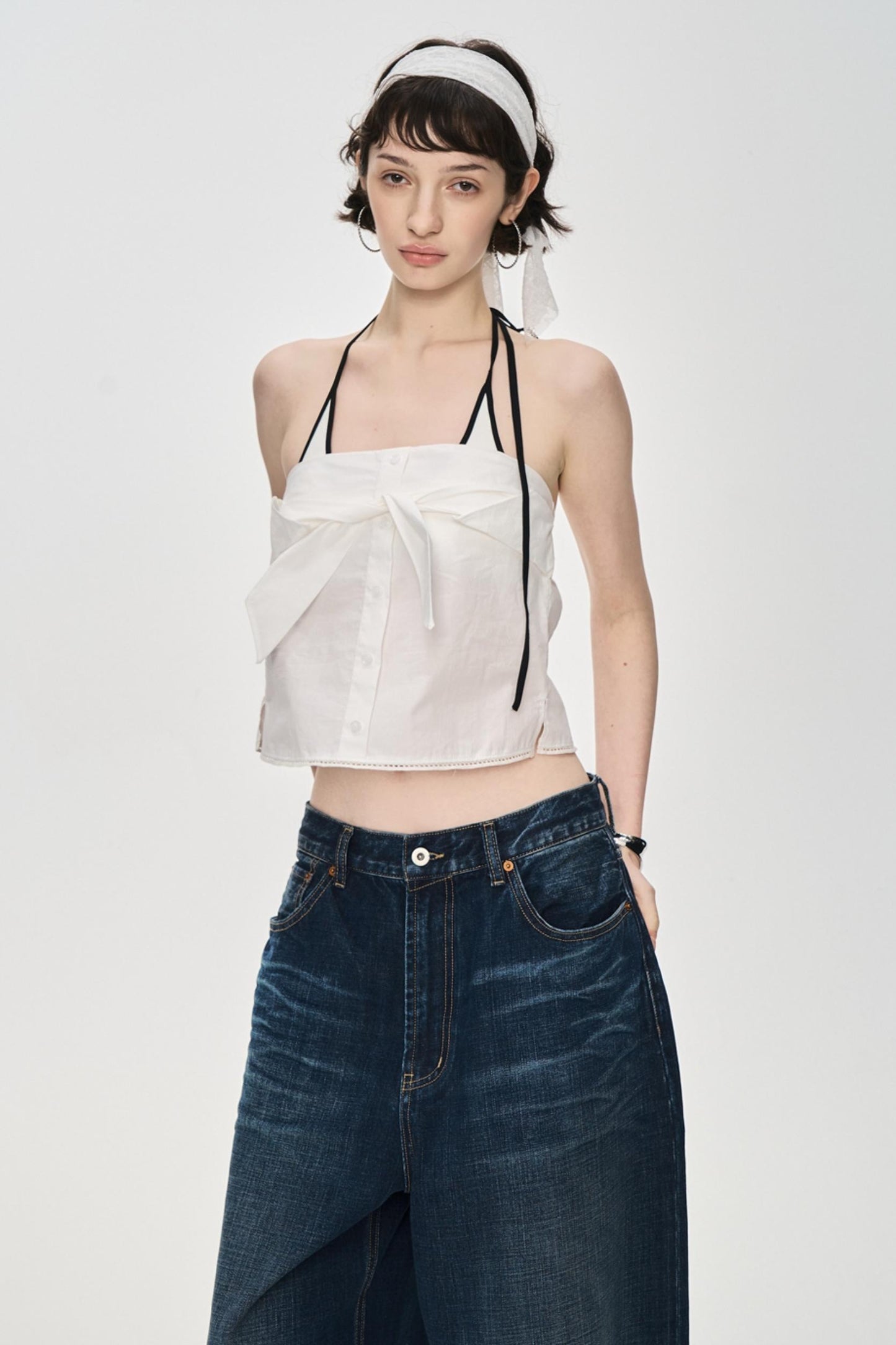 Slender Bowtie Top