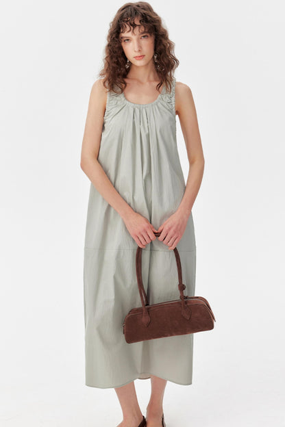 Petite Sleeveless Trench Dress Coat Set-Up