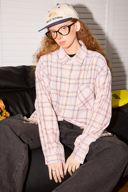 Retro Loose Check Shirt