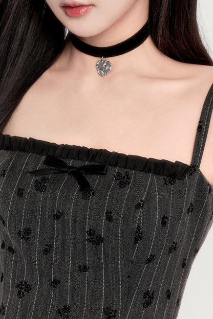 Adjustable Gothic Velvet Choker