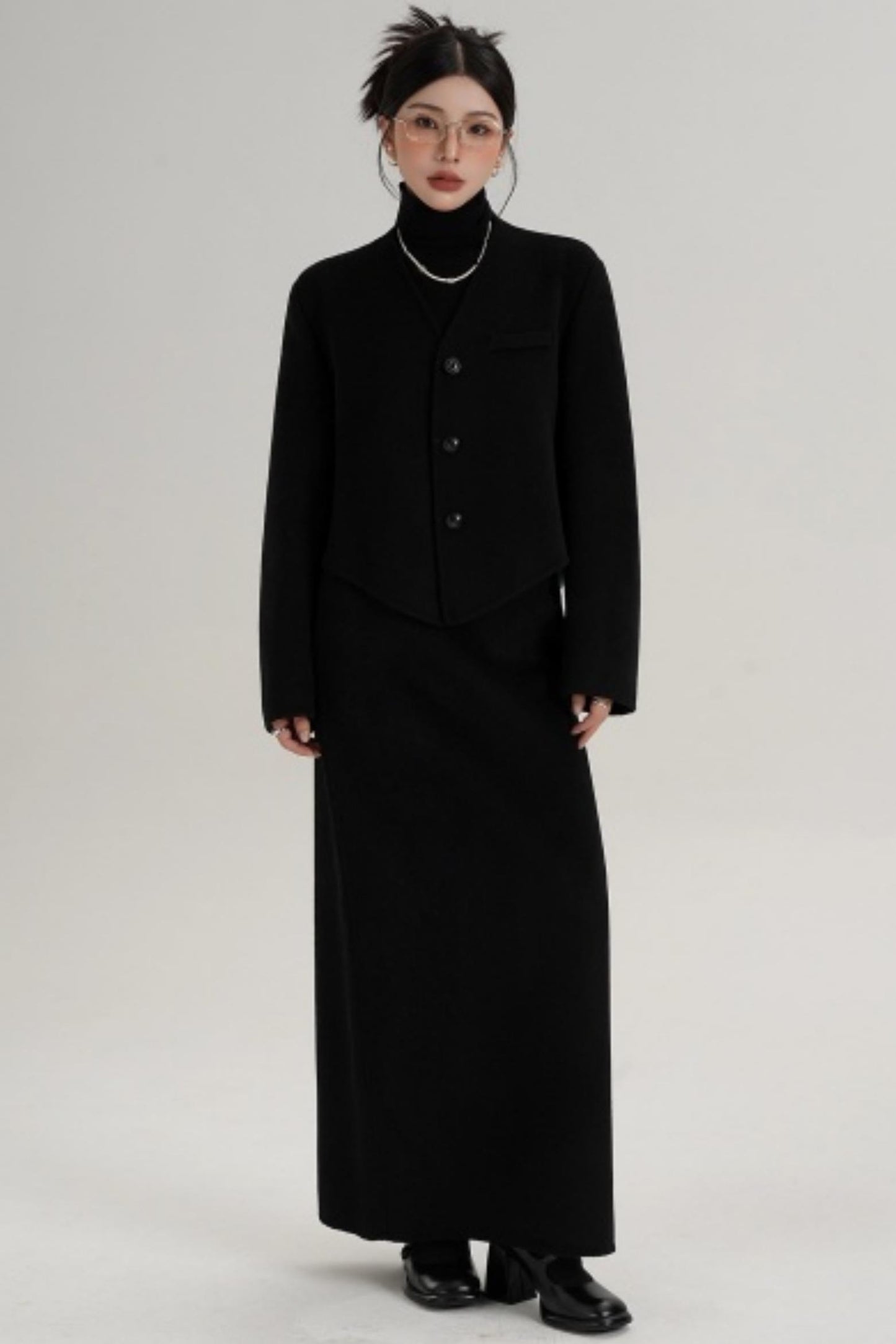 Double-Sided Woolen Coat