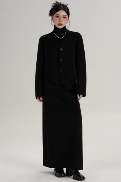 Double-Sided Woolen Coat