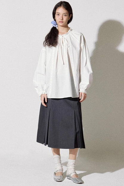 Girly Lace Patchwork Long Sleeve Top