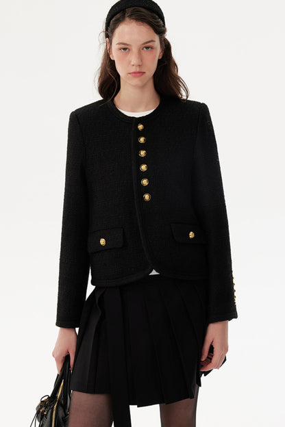 Swing cappotto nero e oro