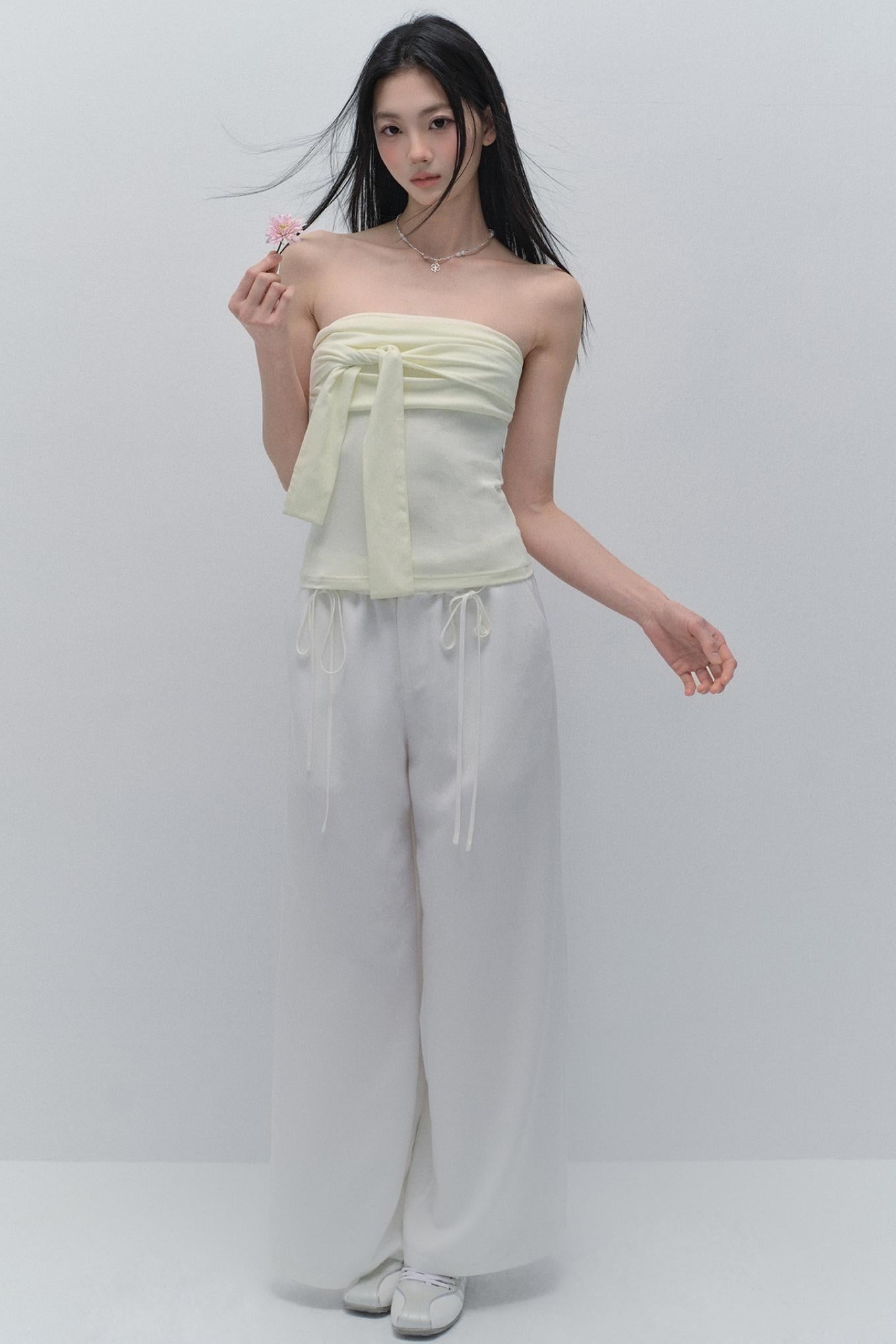 Relaxed Fit Mop Pants