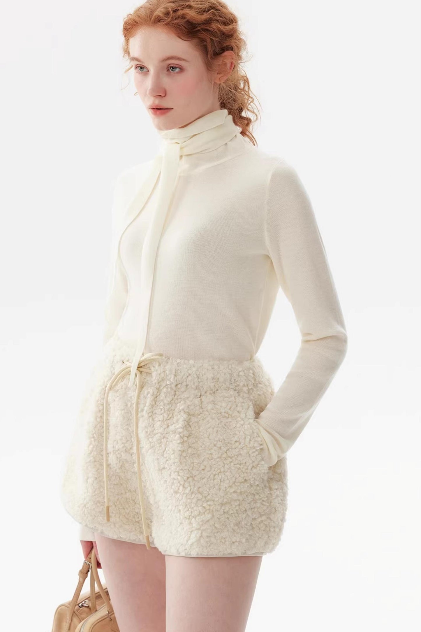 Korean Lamb Wool Plush Pants