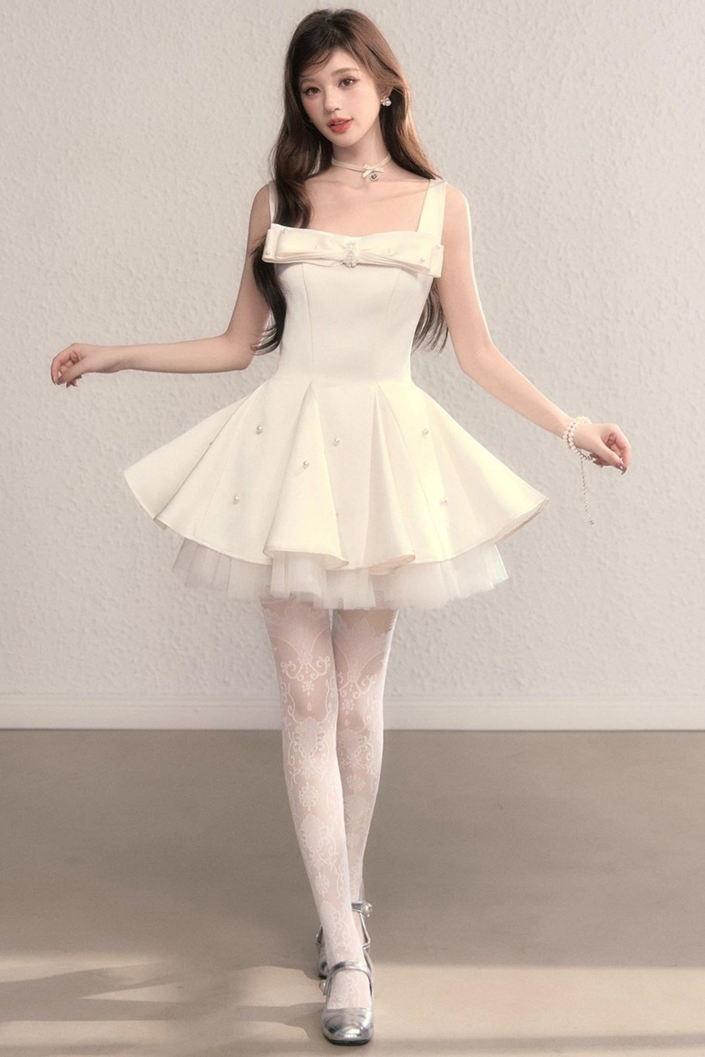 Blue Stars Beaded Dress