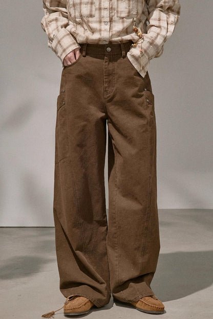 Riveted Cargo Straight Pants