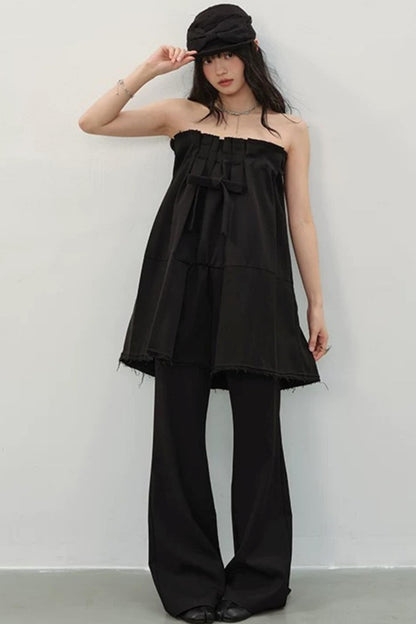 Midnight Love Bow Dress