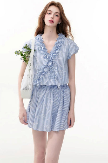Summer Ruffled Stripe Set-Up