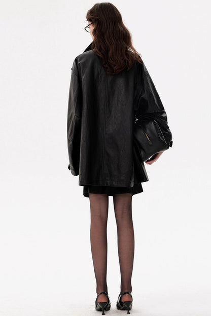 Ultra-Soft Environmentally Friendly Leather Jacket