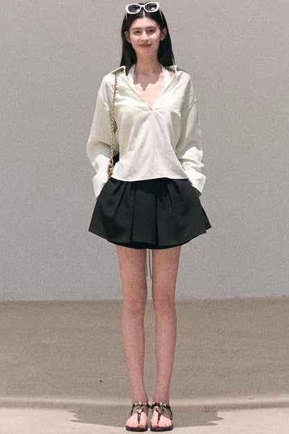 Lace-Trimmed Halter Camisole