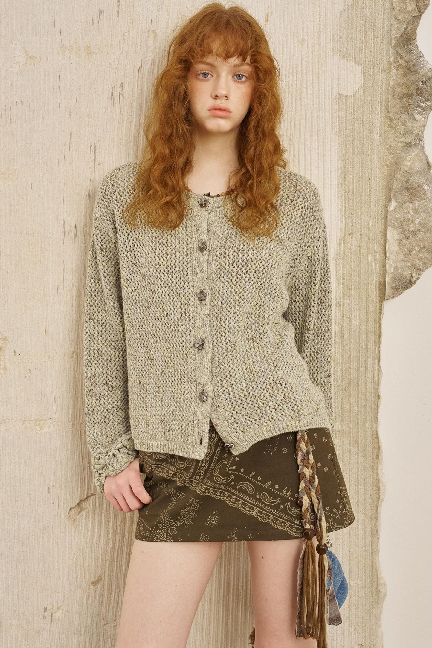 Vintage Crocheted Cardigan