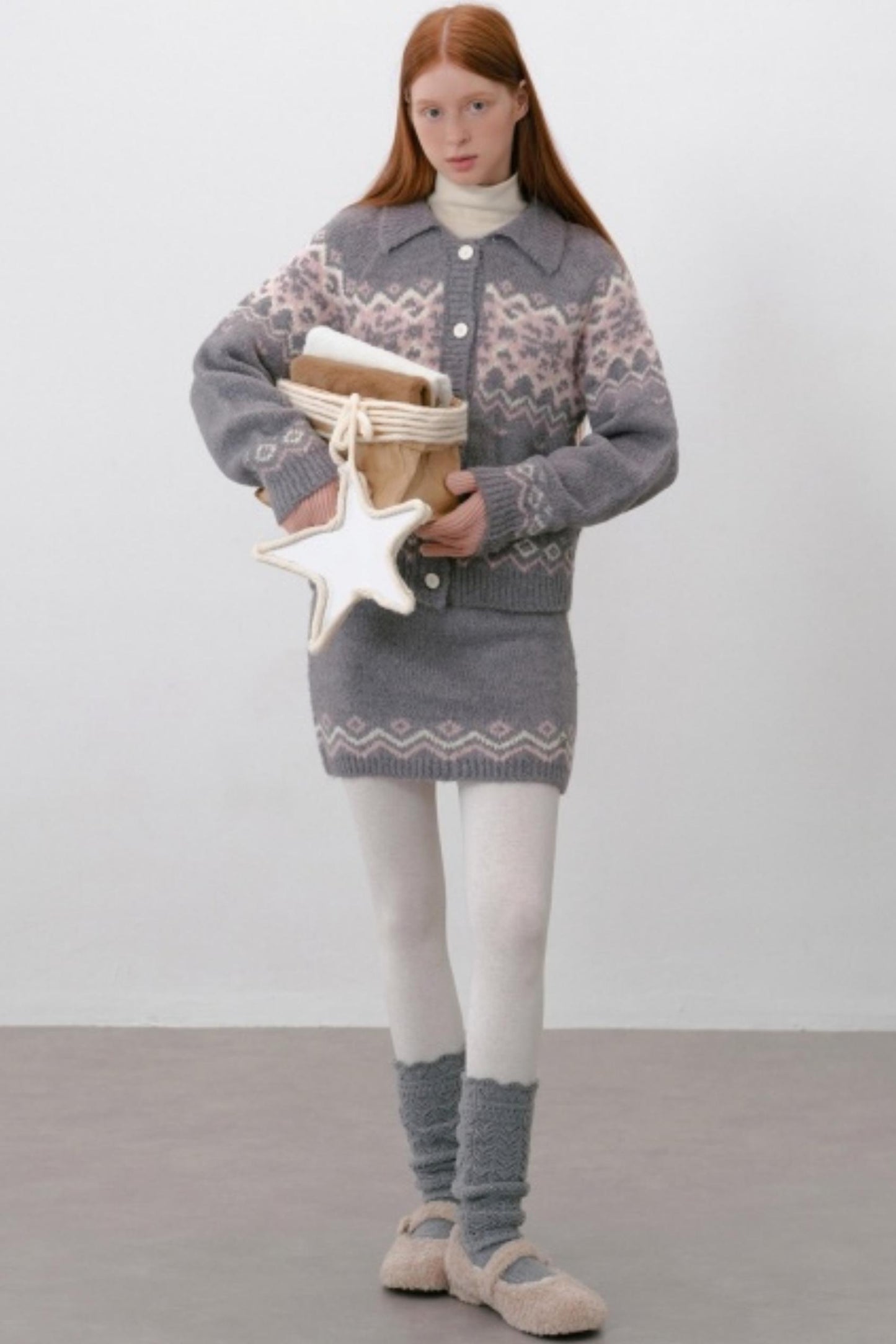 Winter Fair Island Knitted Skirt