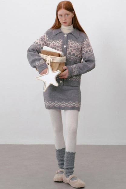 Winter Fair Island Knitted Skirt