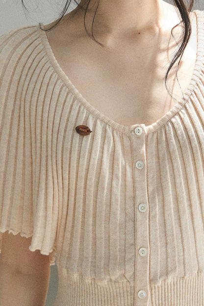 Orange Candy Knit Top