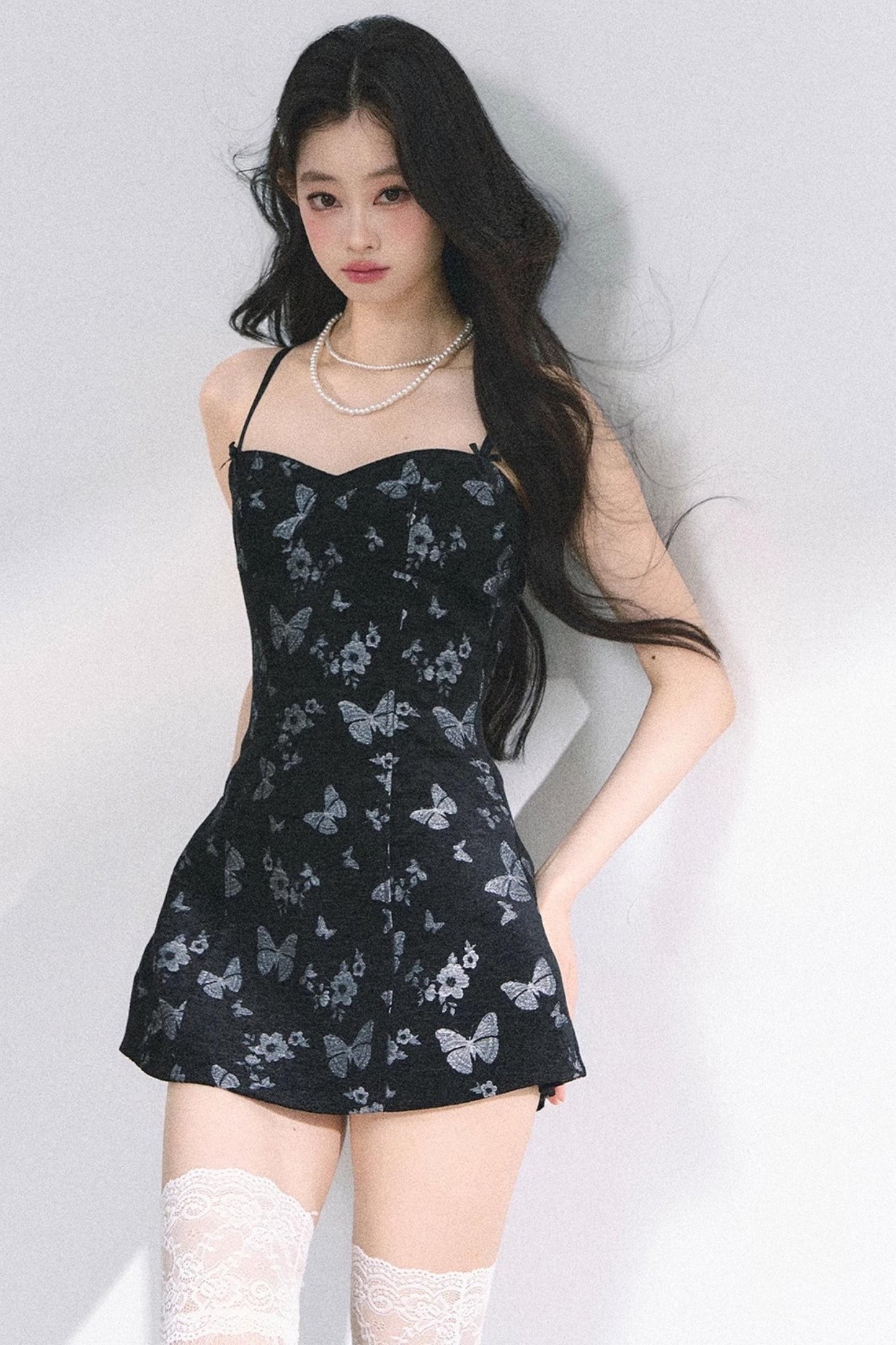 Butterfly One-Shoulder Dress