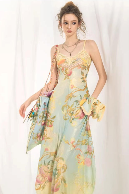 Spicy Girl Embroidered Knit Dress