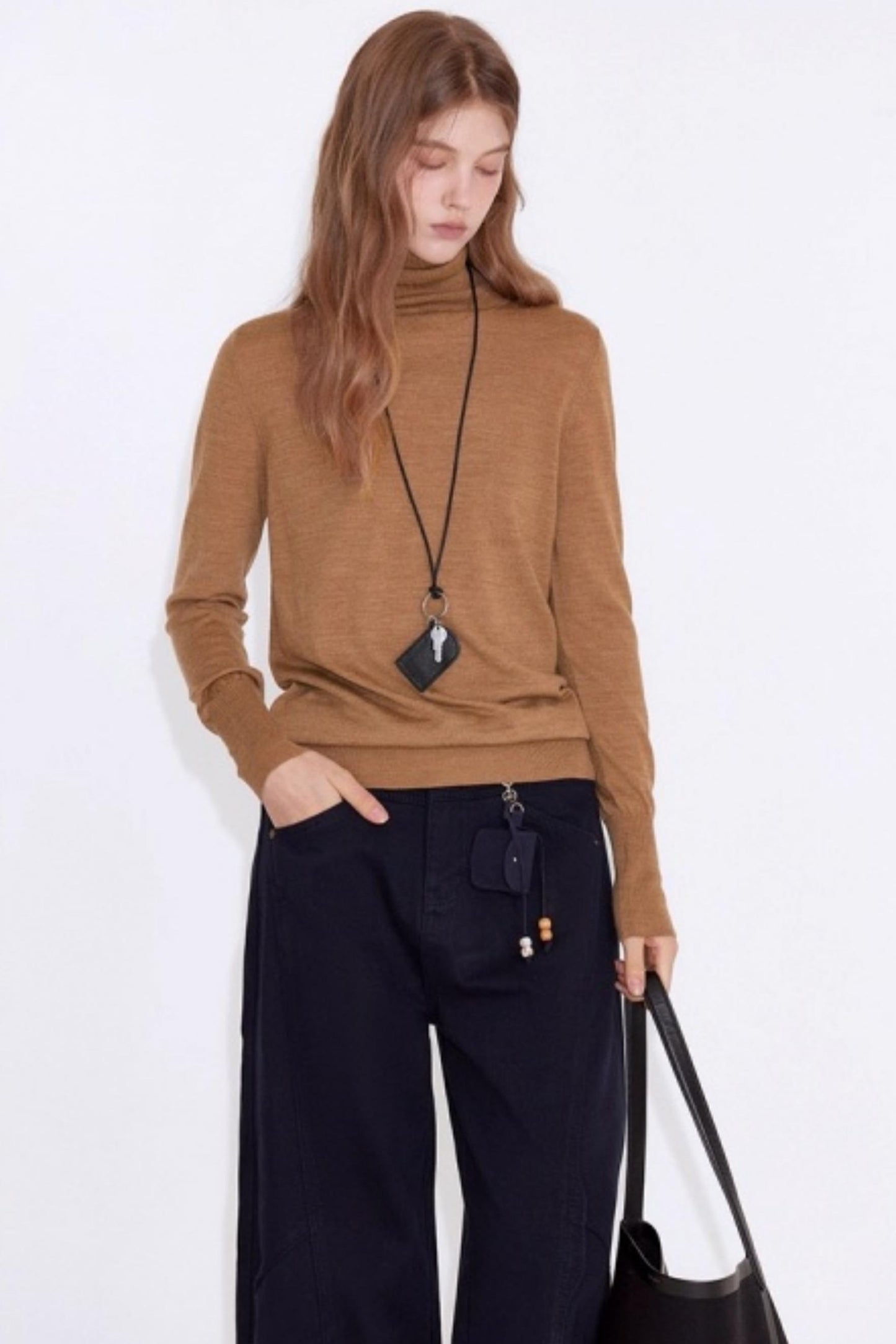 Luxury Wool Turtleneck Sweater