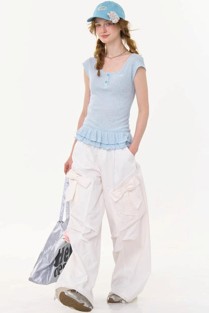 Vintage Lace Slim Fit Tee