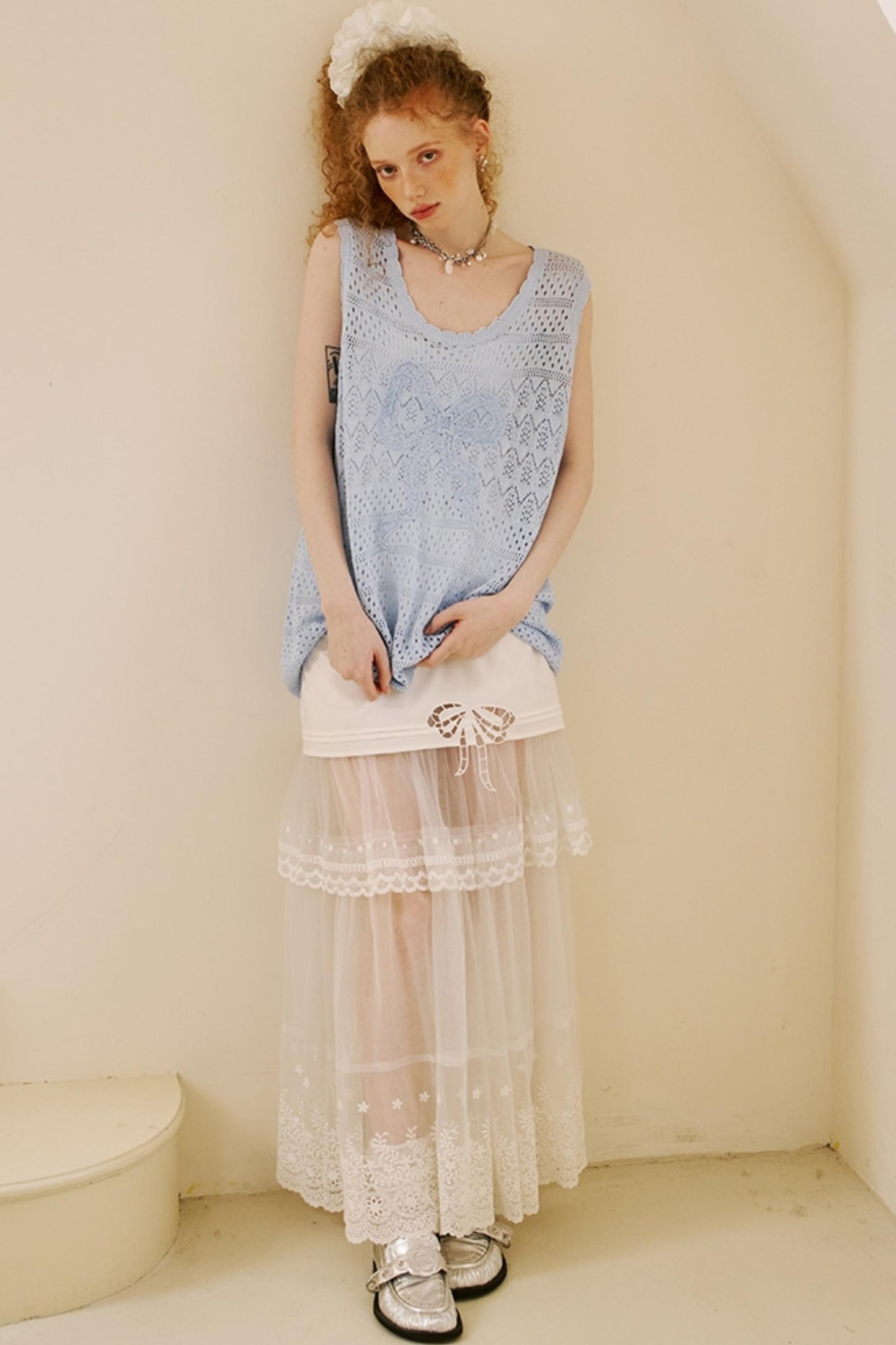 Chic Lace Half Skirt