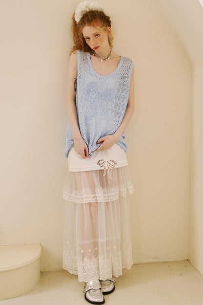 Chic Lace Half Skirt