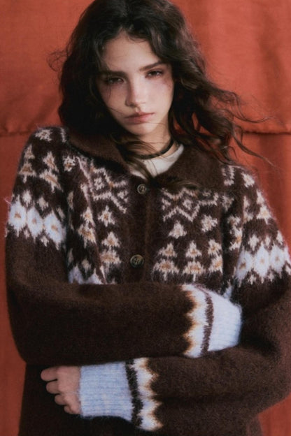 Wool Fair Isle Cardigan