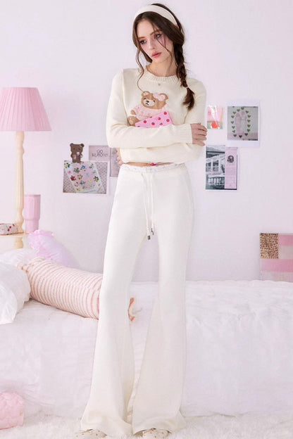 Little Bear Round Neck Sweater