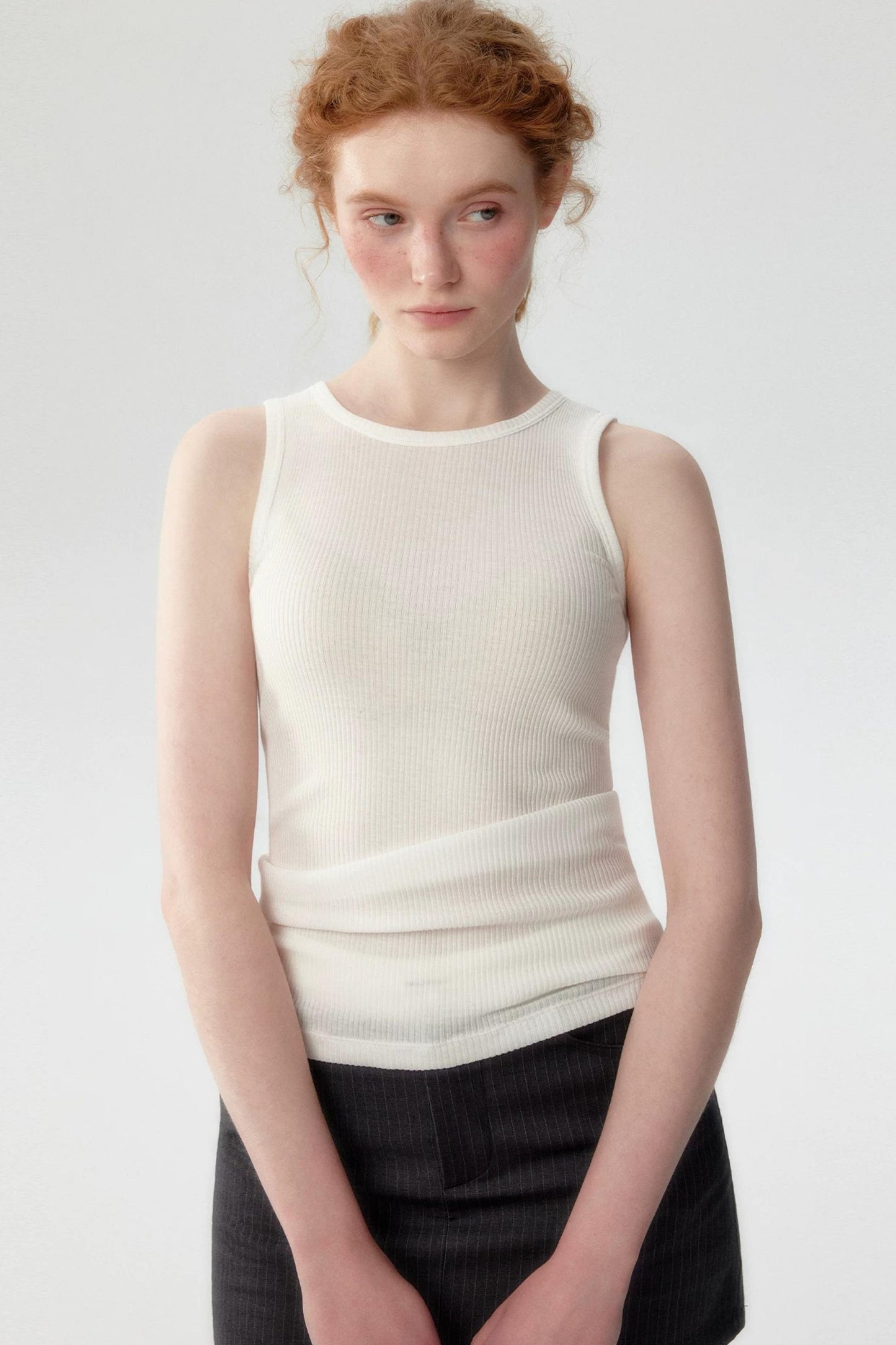 Lyocell Stretch Knitted Vest