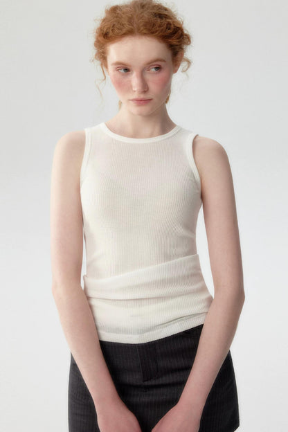 Lyocell Stretch Knitted Vest