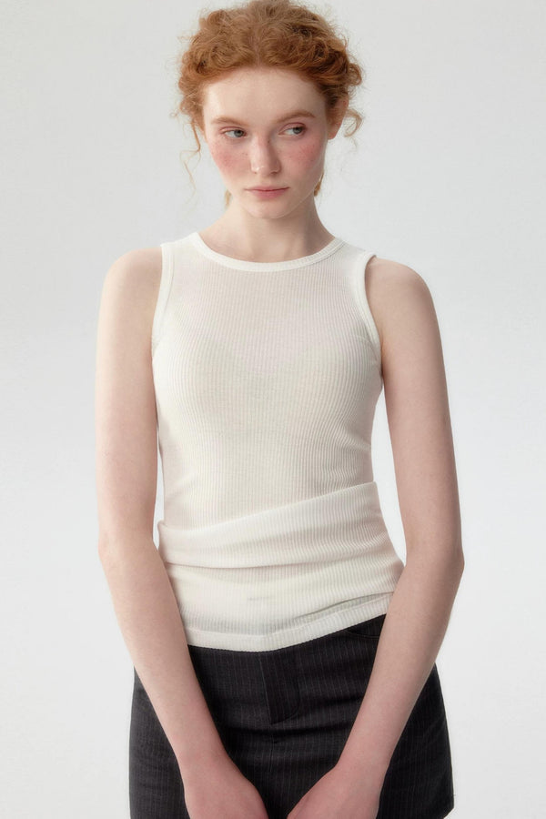 Lyocell Stretch Knitted Vest