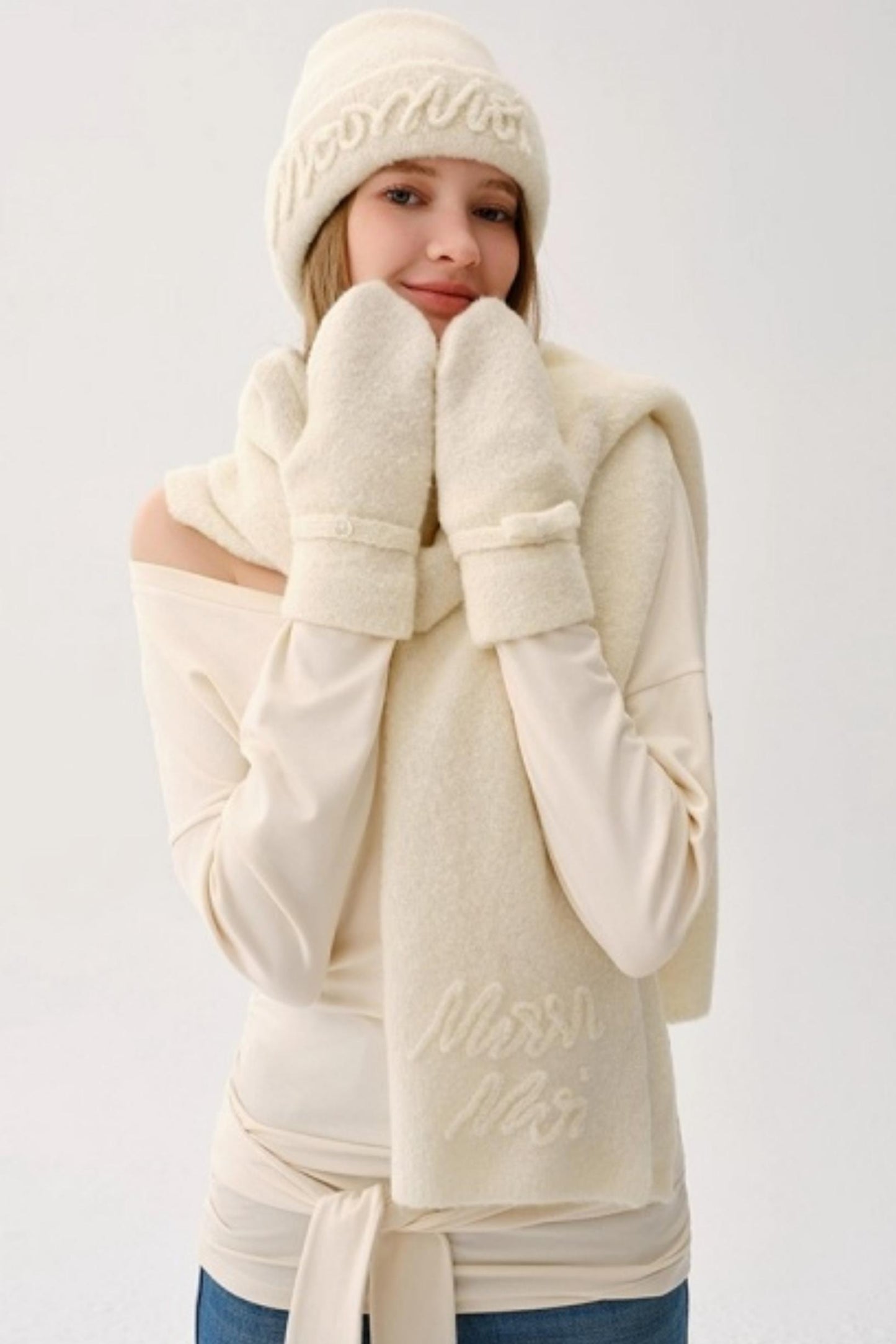 Wool Blend Knitted Set-Up