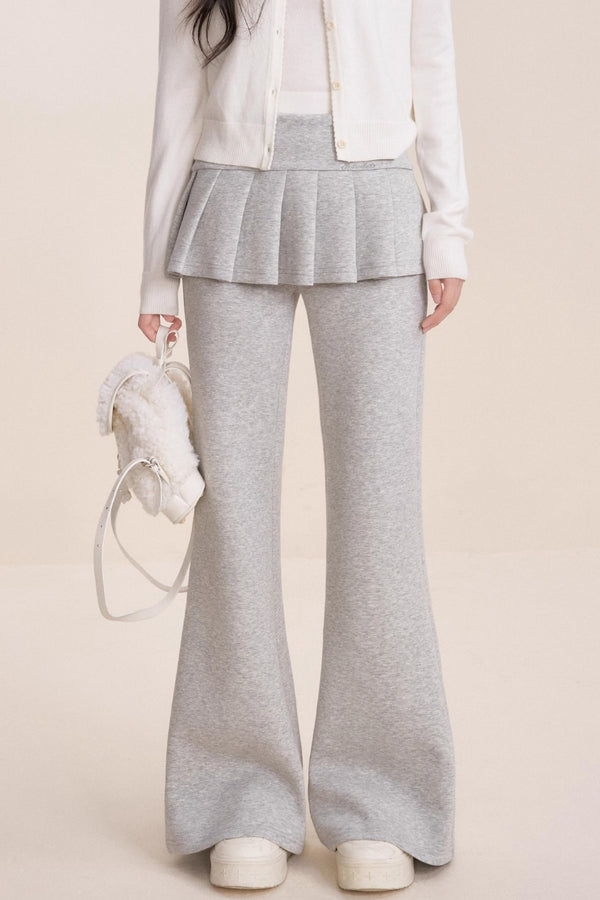 Ballet A-Line Pleated Skirt Bootcut Pants