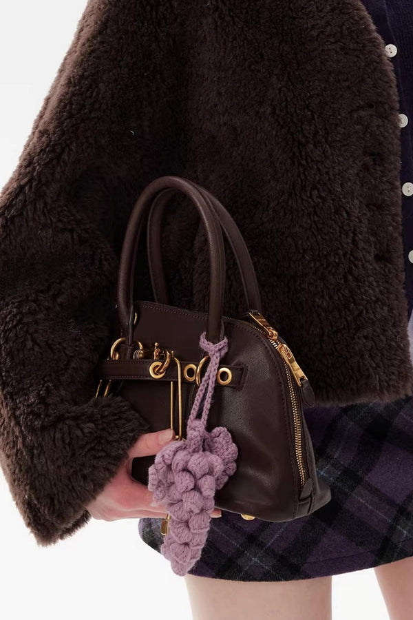 Handmade Wool Grape Pendant