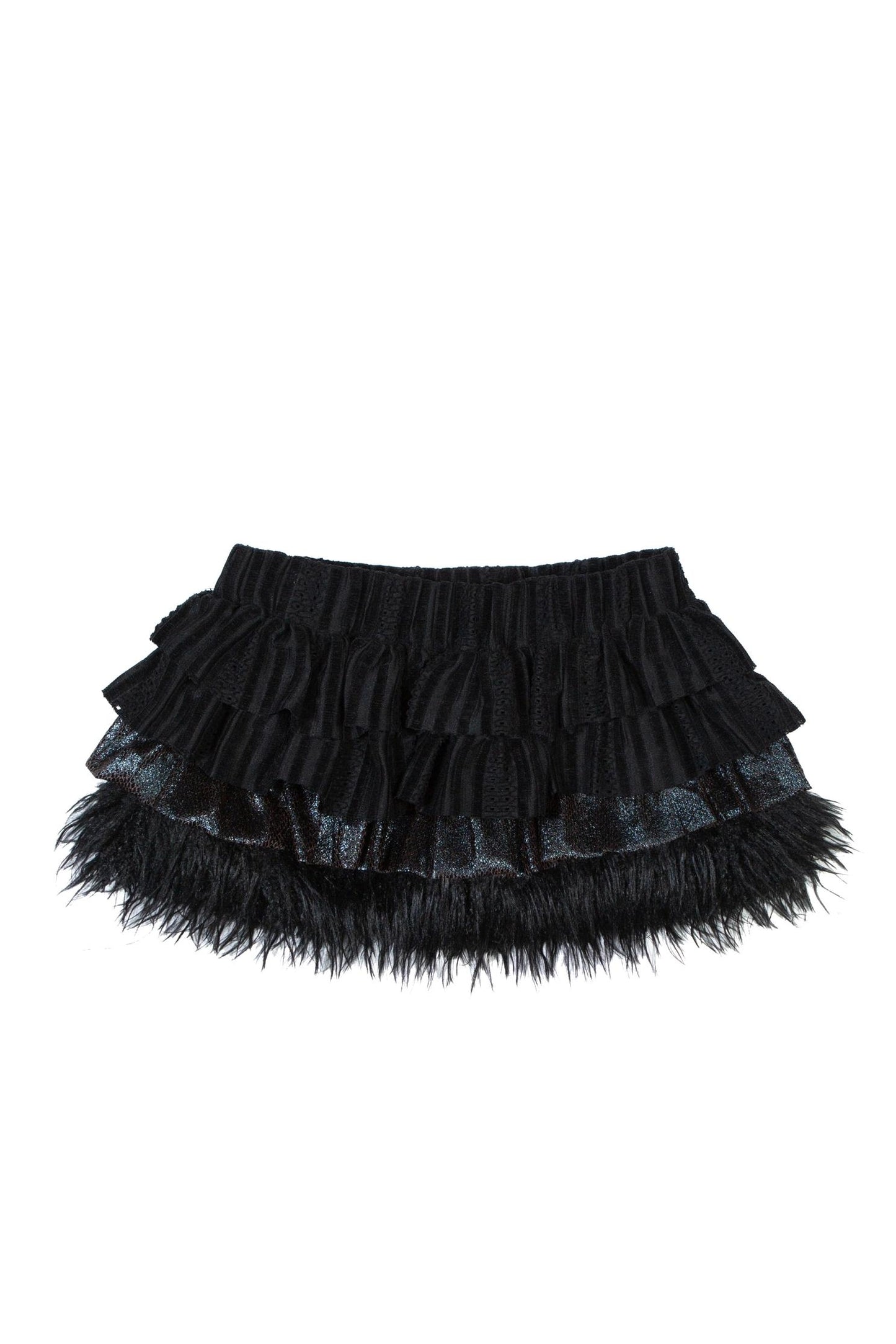 Punk Fluff Layered Skirt