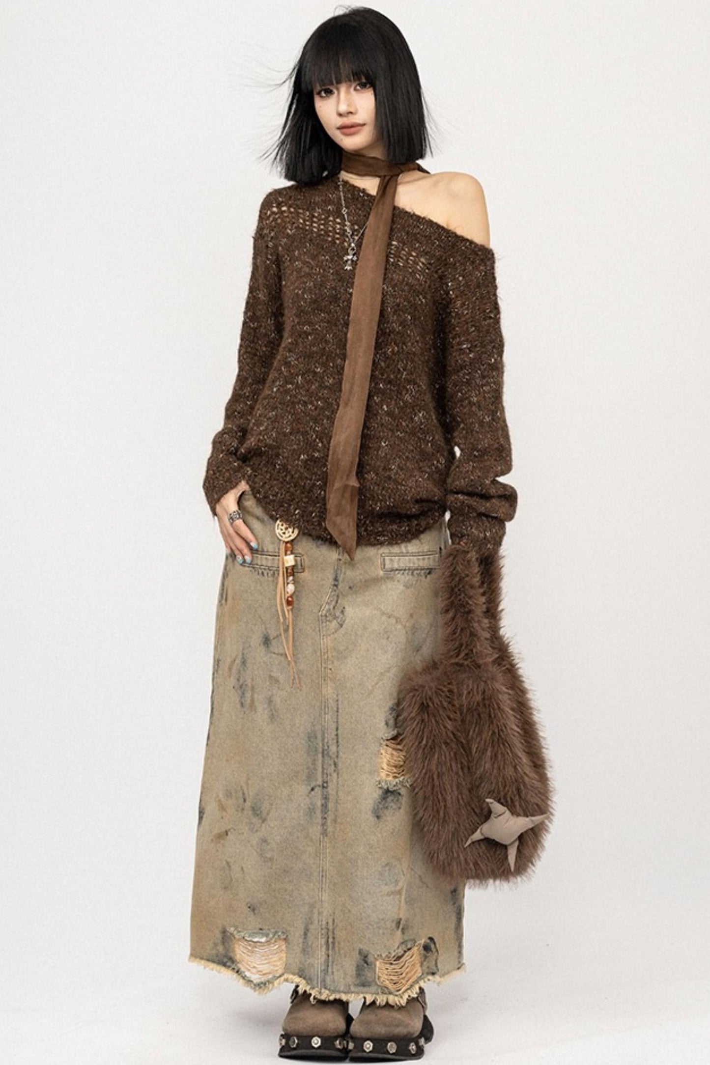 American Spice Girl Knit Sweater Top