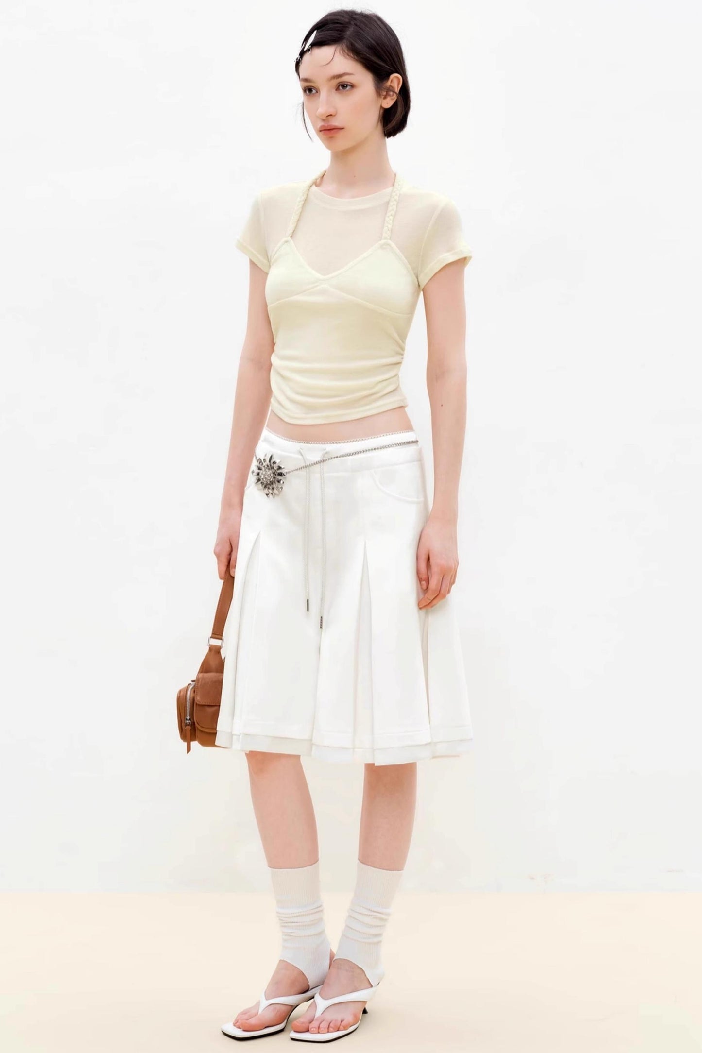 Summer Split Double Waist Pants