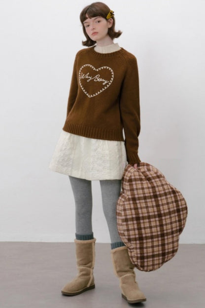 Sweet Thoughts Heart Sweater