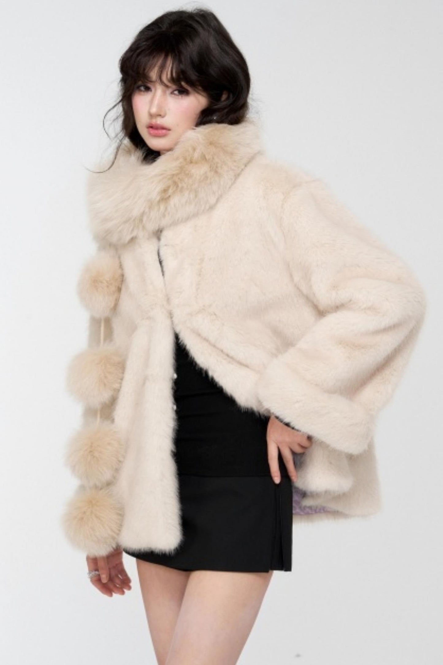 Real Fox Fur Collar Scarf
