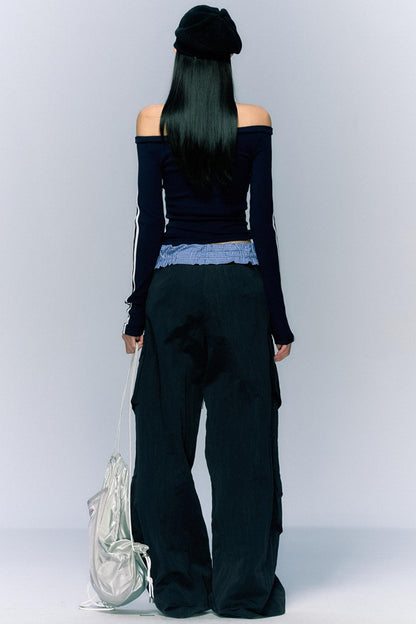 American Cargo Wide Leg Pants