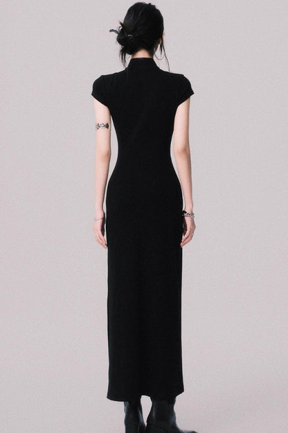 Retro Mermaid Lace Cheongsam Dress