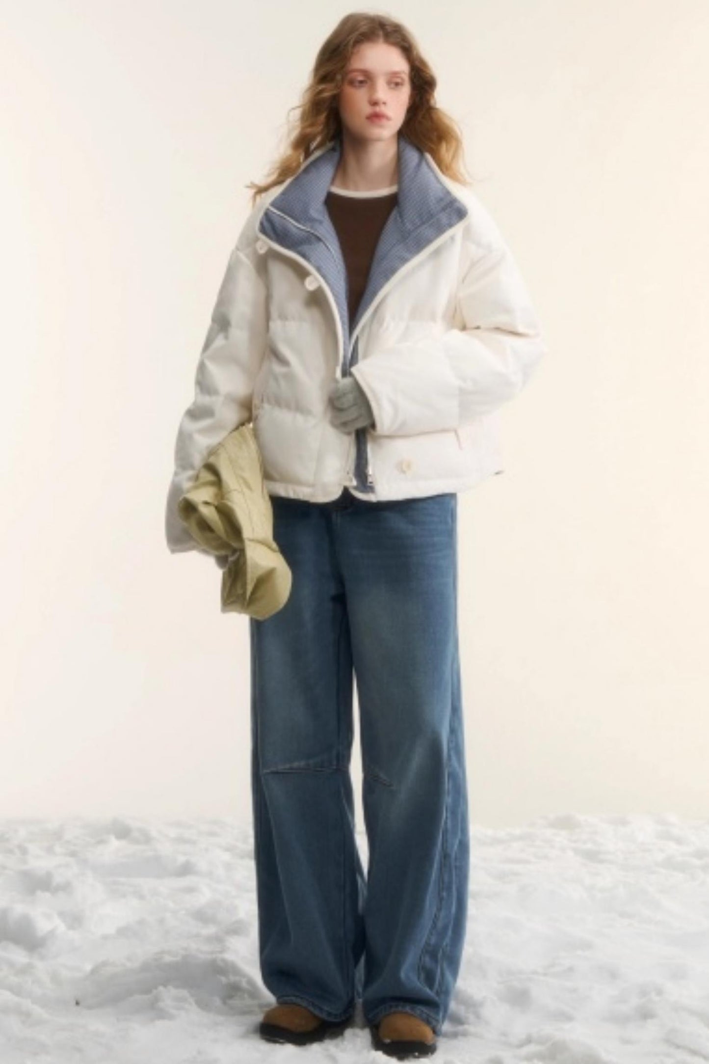 Blue Fleece-Lined Scimitar Pants