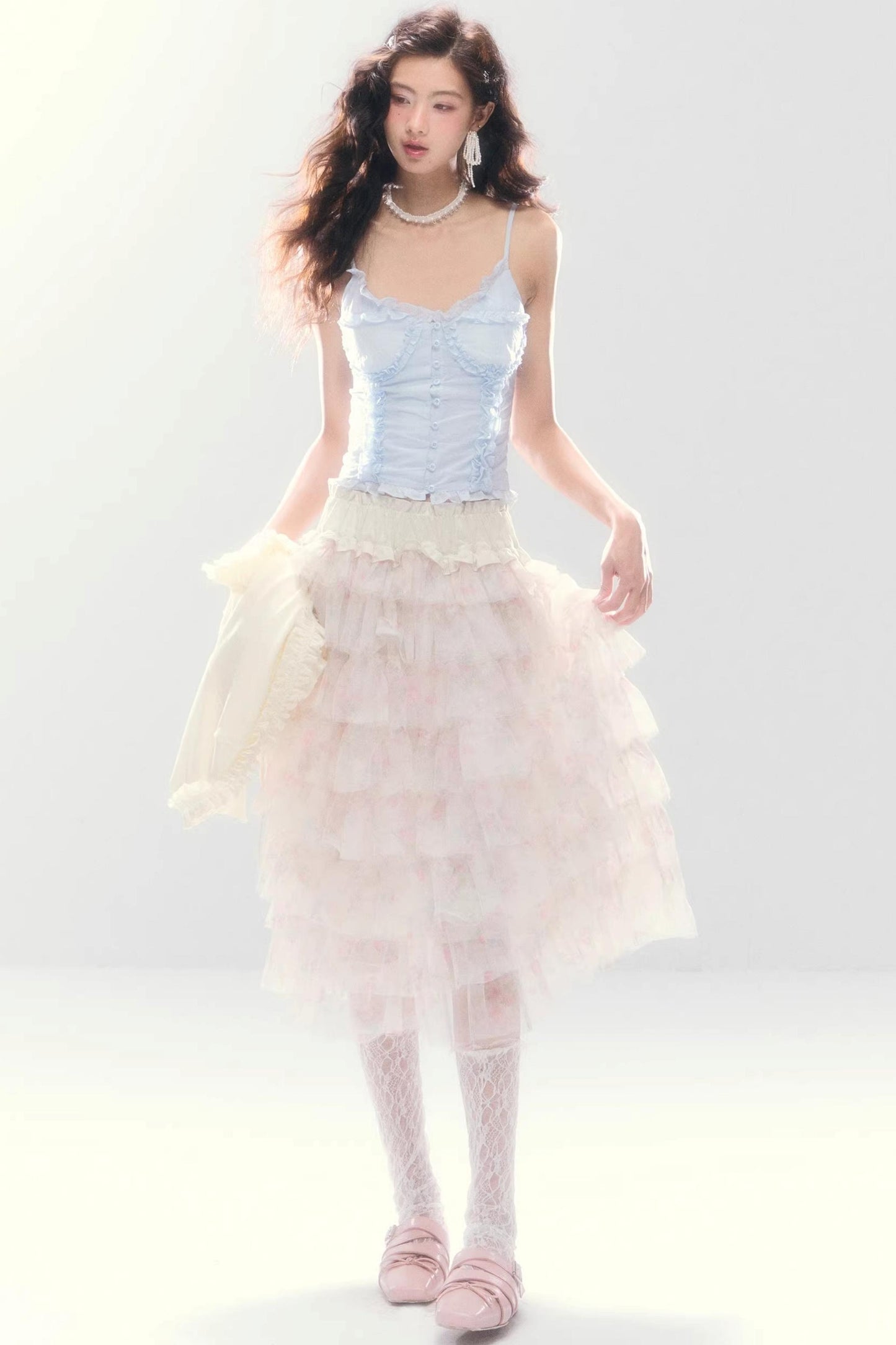 Okinawa Lace Cotton Camisole