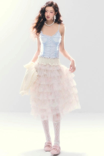 Okinawa Lace Cotton Camisole